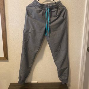 Figs-grey size XS high waisted joggers